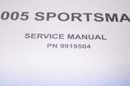 New OEM Polaris 9919504 2004-2005 Sportsman 6X6 Service Manual NOS