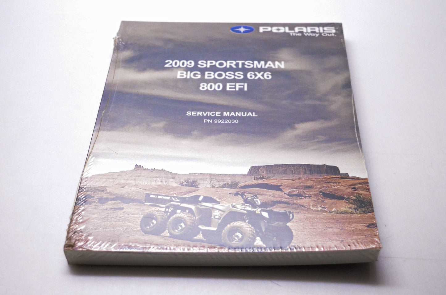 New OEM Polaris 9922030 2009 Sportsman Big Boss 6X6 800 EFI Service Manual NOS