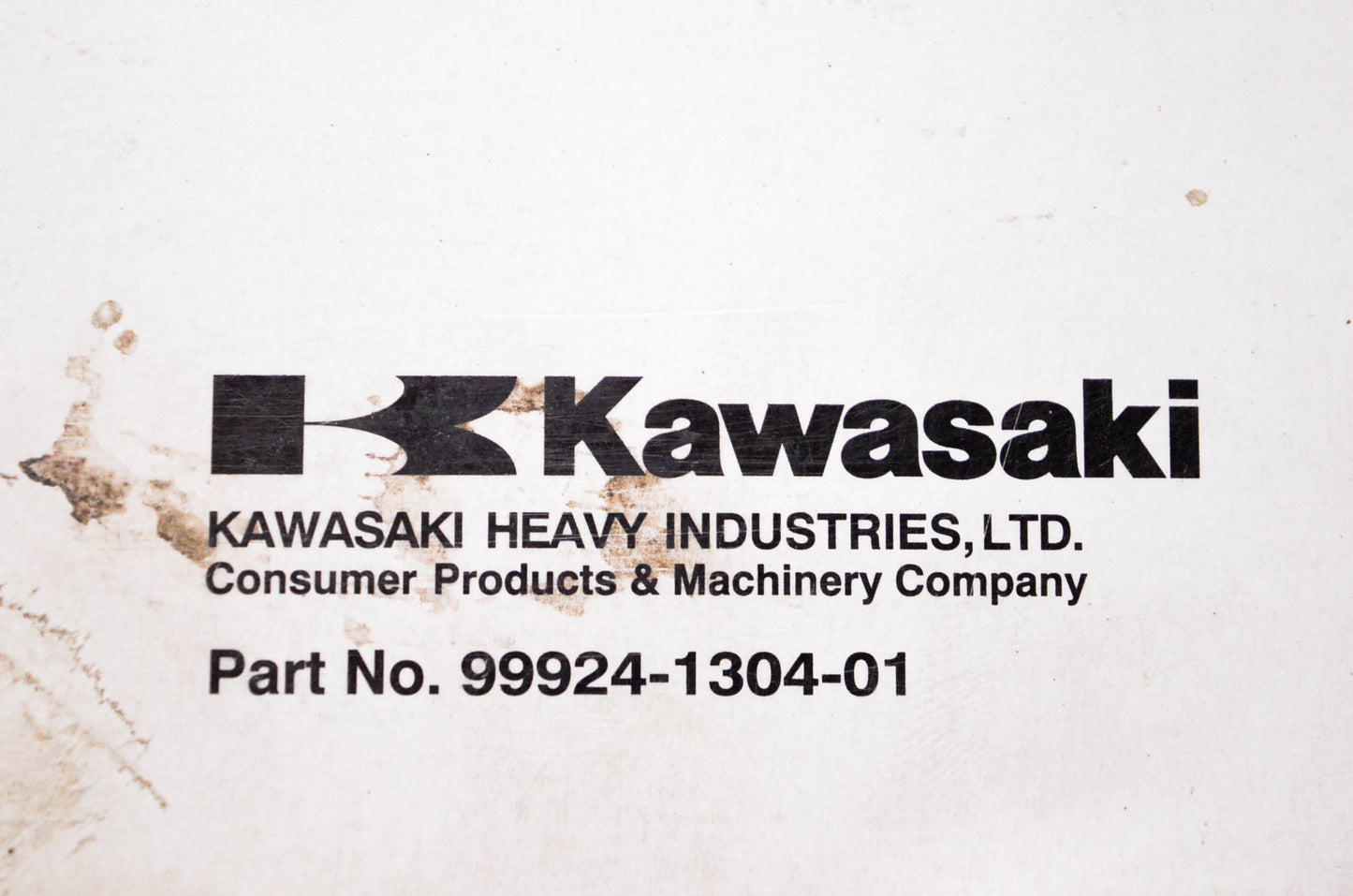 OEM Kawasaki 99924-1304-01 KLX400R Motorcycle Service Manual