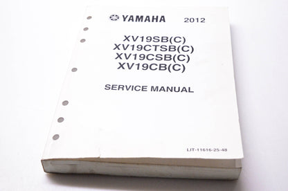 OEM Yamaha LIT-11616-25-48 2012 XV19SB(C) XV19CTSB(C) XV19CSB(C) XV19CB(C) Service Manual