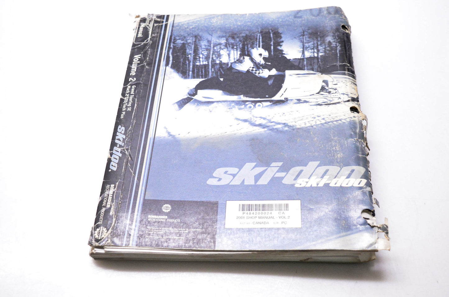 Bombardier 484 200 024 Ski-Doo Shop Manual 2001 Volume 2