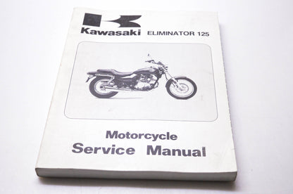 OEM Kawasaki 99924-1228-05 Eliminator 125 Motorcycle Service Manual