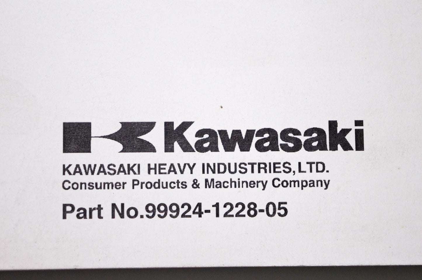 OEM Kawasaki 99924-1228-05 Eliminator 125 Motorcycle Service Manual