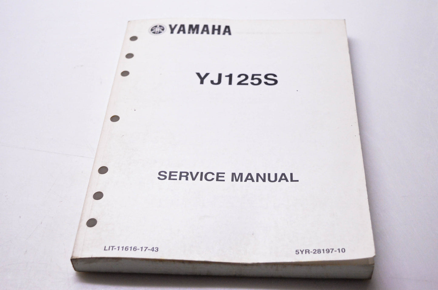 OEM Yamaha LIT-11616-17-43 YJ125S Service Manual