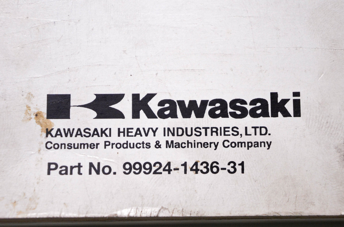 OEM Kawasaki 99924-1436-31 Z1000 Motorcycle Service Manual