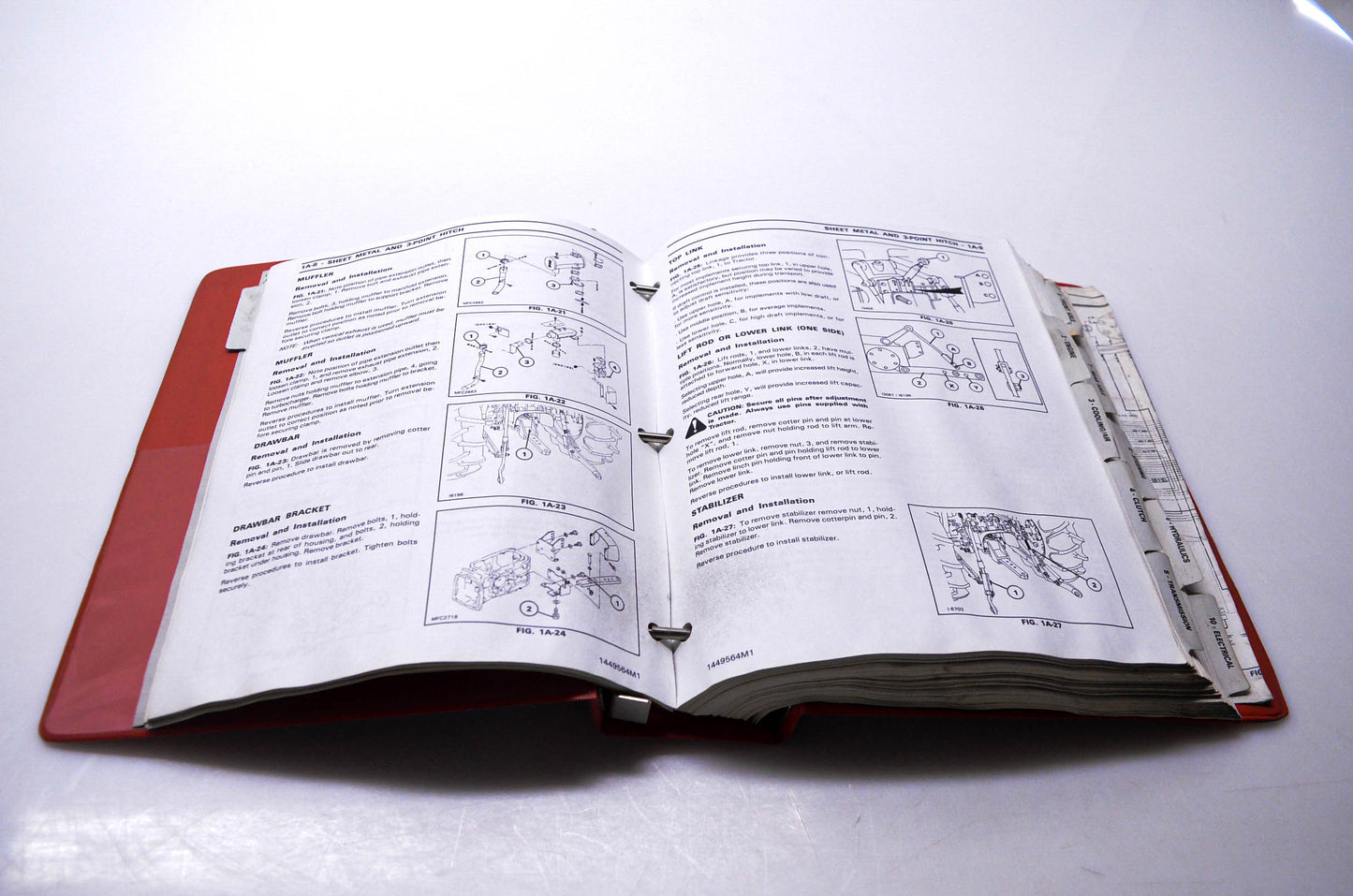 Massey Ferguson 1449564M1 1429 1433 1440 Tractors Service Manual