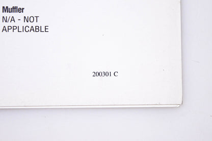 Simplicity Manufacturing 200301 C Engine Tune-Up Guide 1997-2001 Products