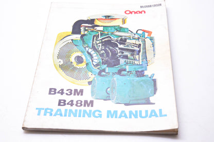 Onan Corporation 932-0410 B43M B48M Training Manual