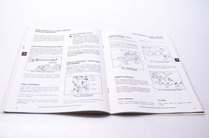 OEM Briggs & Stratton 800100 Model 95700 96700 2 Cycle Engine Service & Repair Instructions