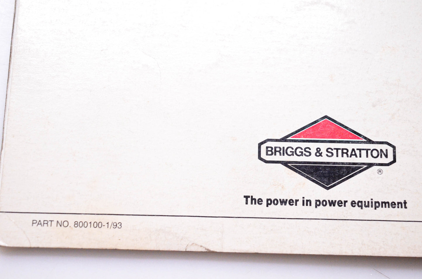 OEM Briggs & Stratton 800100 Model 95700 96700 2 Cycle Engine Service & Repair Instructions