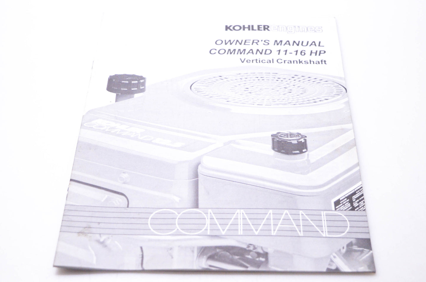 Kohler TP-2472-D Owner's Manual Command 11-16 HP Vertical Crankshaft