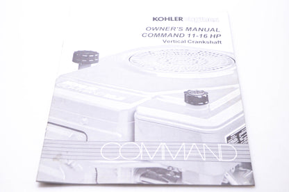 Kohler TP-2472-D Owner's Manual Command 11-16 HP Vertical Crankshaft
