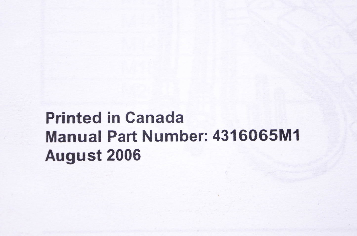 Agco 4316065M1 Blade Operator's Manual Agco DB360A Model
