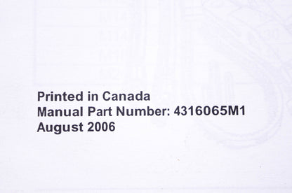 Agco 4316065M1 Blade Operator's Manual Agco DB360A Model