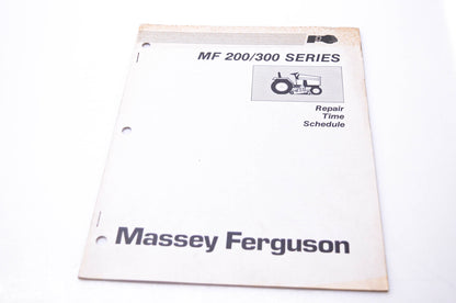 Massey Ferguson 1449 701 M1 MF 200 300 Series Repair Time Schedule