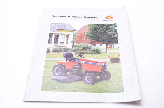 Massey Ferguson 950100 Tractors & Riding Mowers Brochure
