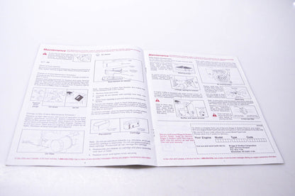 OEM Briggs & Stratton 273133 Operator Owner Manual Model Series 28P700 28Q700