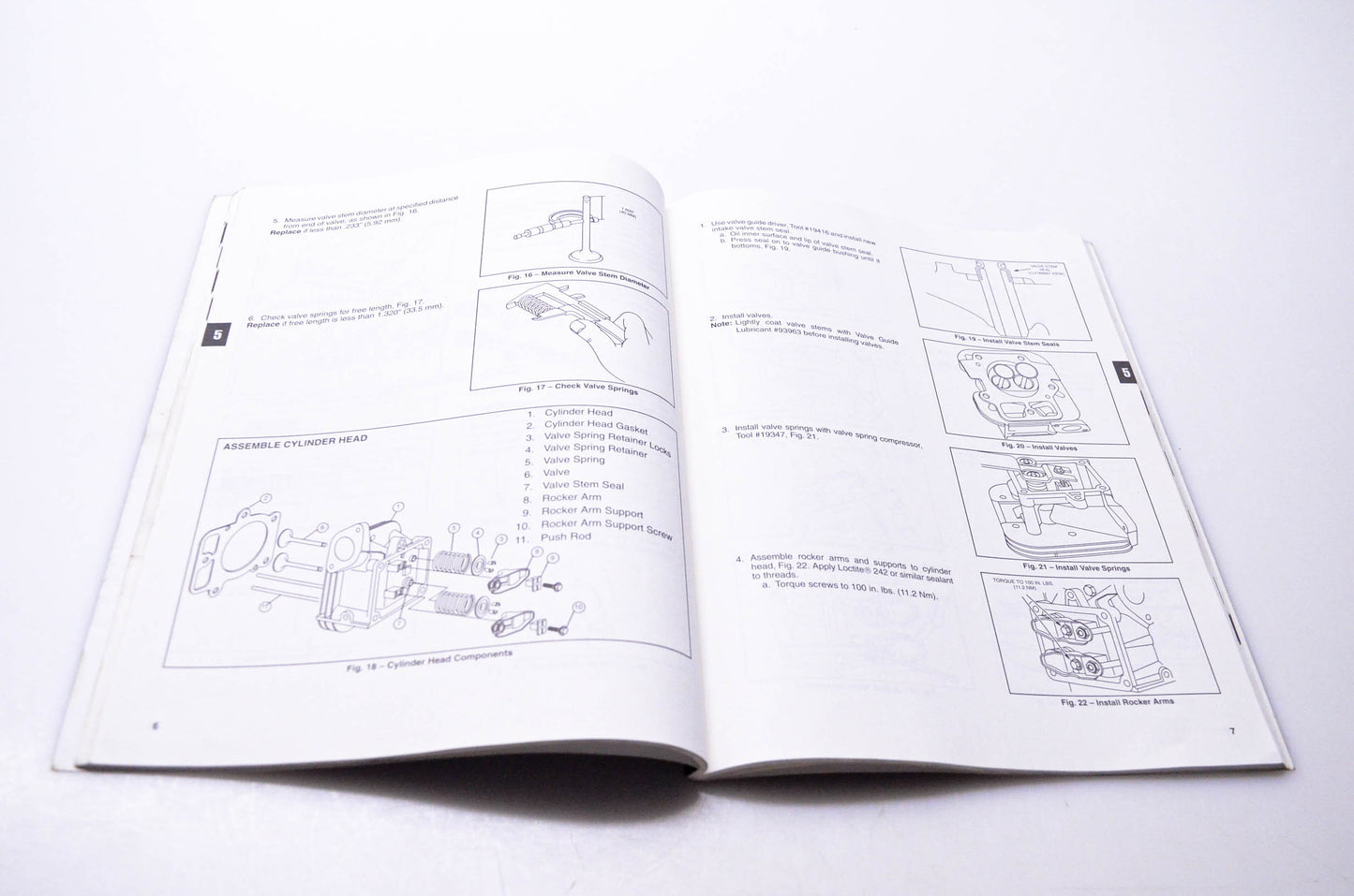 OEM Briggs & Stratton 273521 Intek V-Twin Cylinder OHV Repair Manual