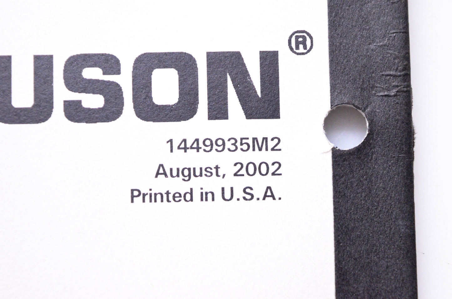 Massey Ferguson 1449935M2 MF 1466 Operator Instruction Book