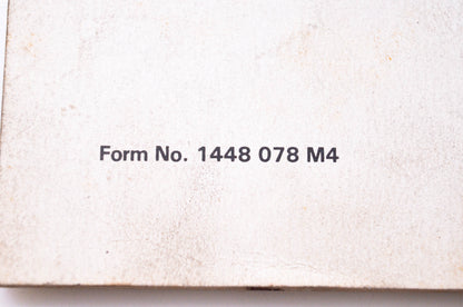 Massey Ferguson Operator's Manual MF165 Tractor