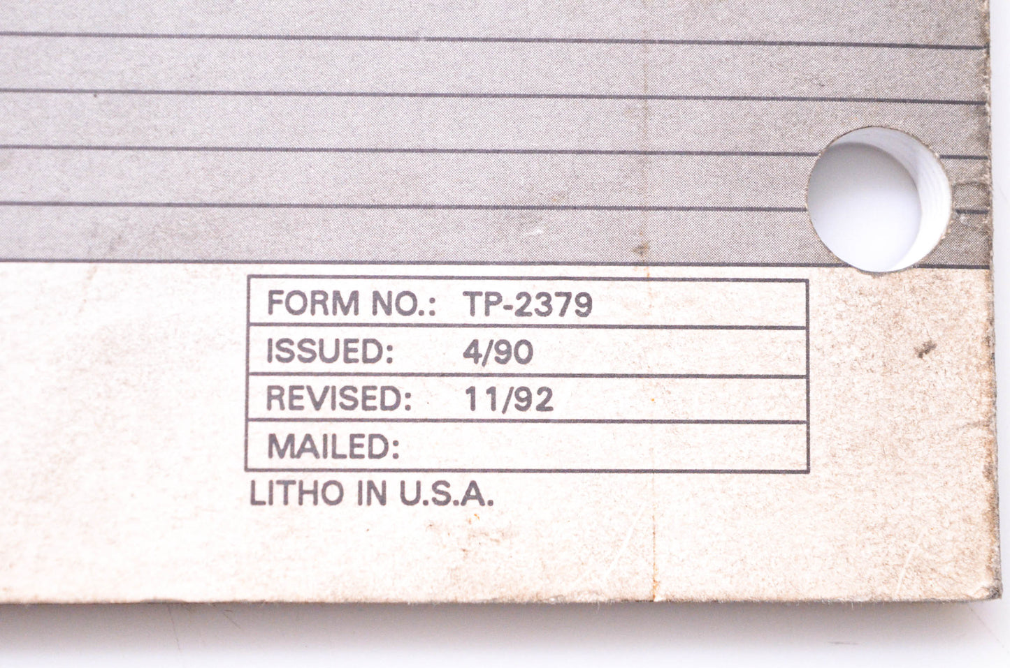 Kohler TP-2379, ENS-575 Single Cylinder Engine Service Manual