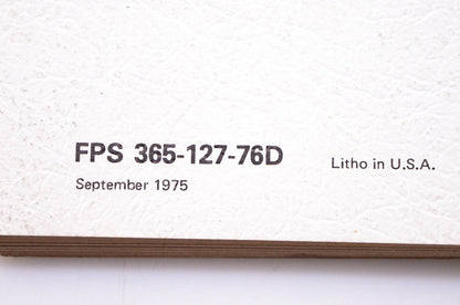 OEM Ford FPS 365-127-76D 1976 Truck Shop Manual