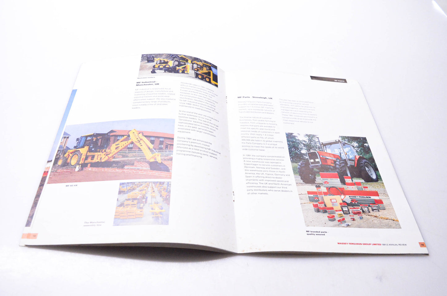 Massey Ferguson 22420/0592/20m 1991/2 Annual Review