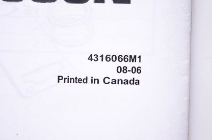 Agco 4316066M1 MF 2340 Operator Instruction Book