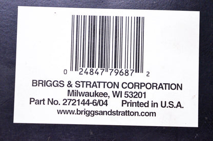 OEM Briggs & Stratton 272144 Vanguard V-Twin OHV Repair Manual