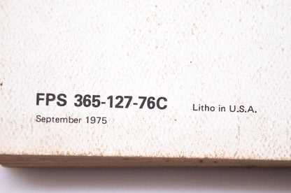 OEM Ford FPS 365-127-76C 1976 Truck Shop Manual Vol 3/4 Electrical Body