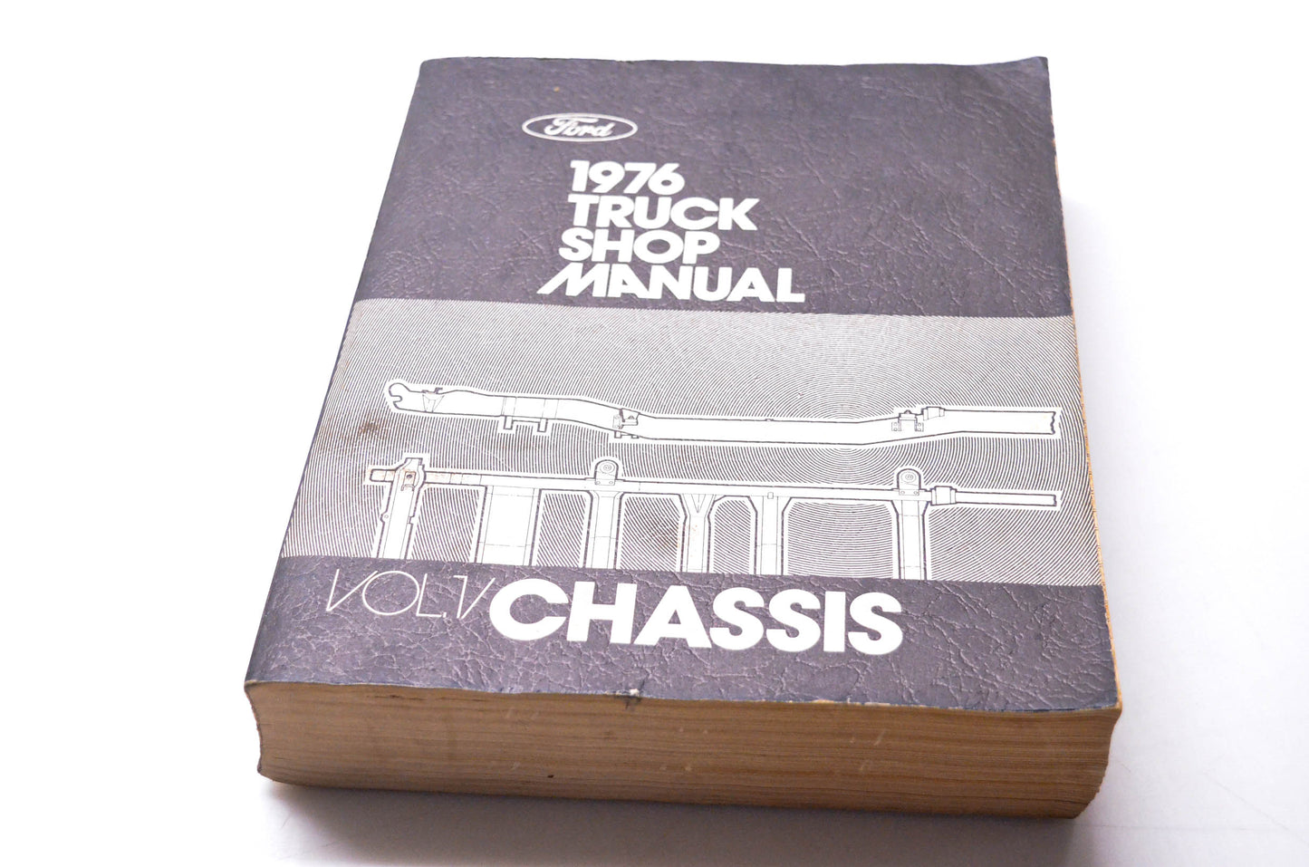 OEM Ford FPS 365-127-76A 1976 Truck Shop Manual Vol 1 Chassis
