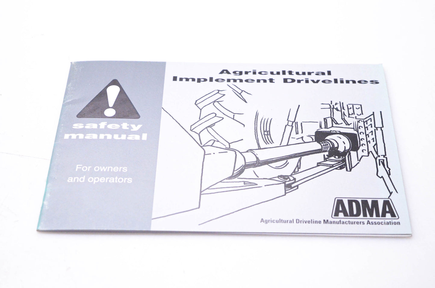ADMA ADMA 1997 Agricultural Implement Drivelines Safety Manual