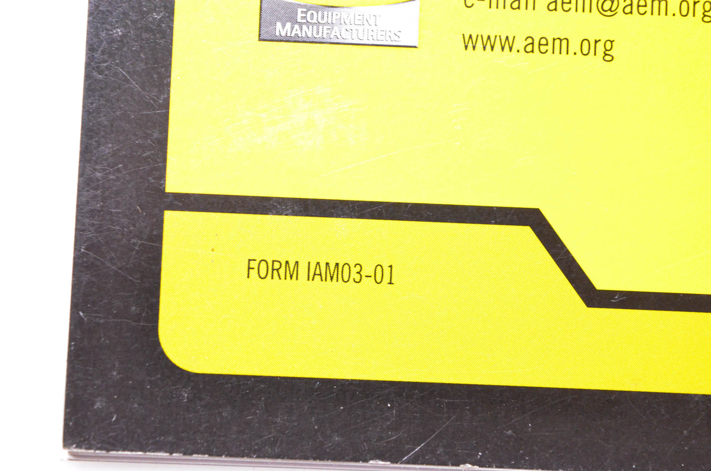 AEM IAM03-01 Industrial Agricultural Mower Safety Manual