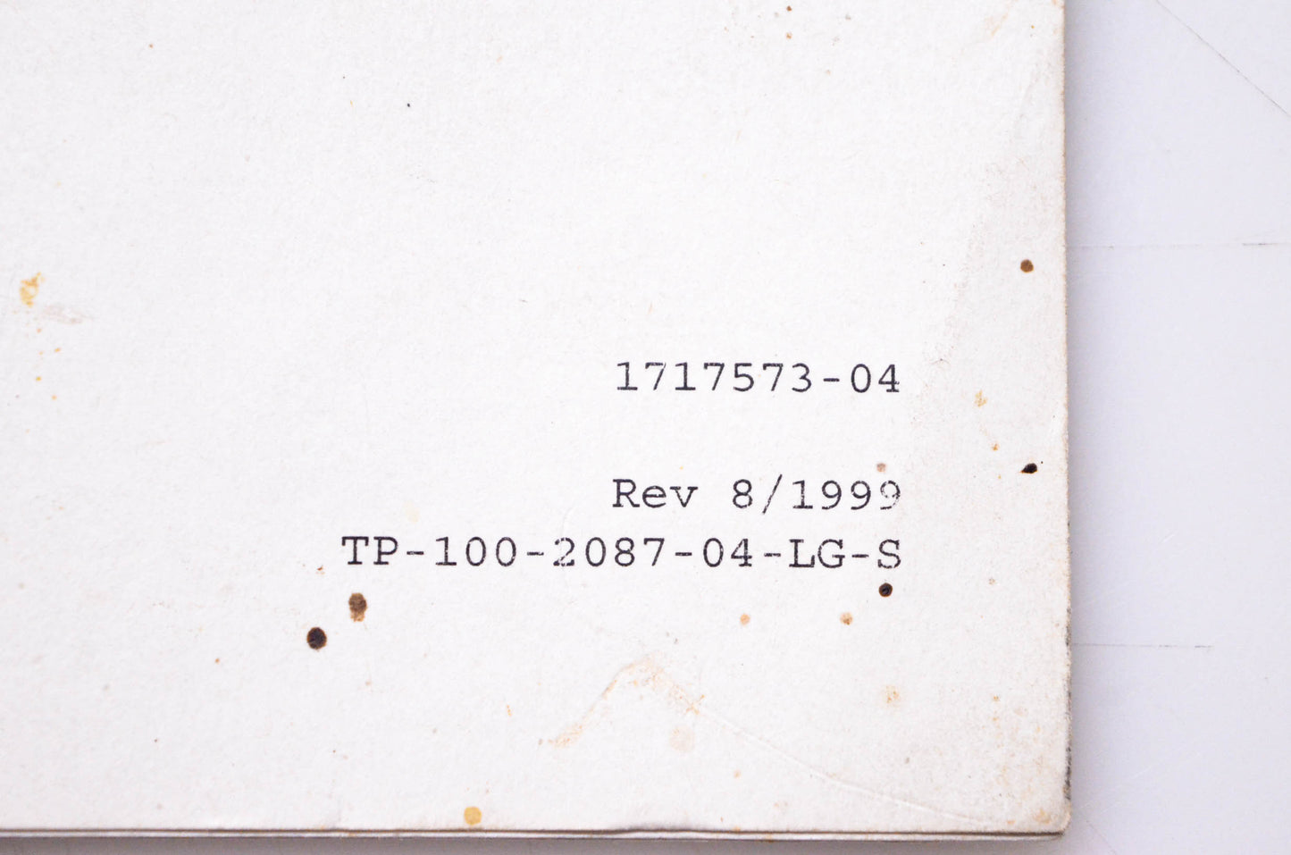 Simplicity Manufacturing 100-2087-04-LG-S, 1717573-04 Operator's Manual Legacy Series