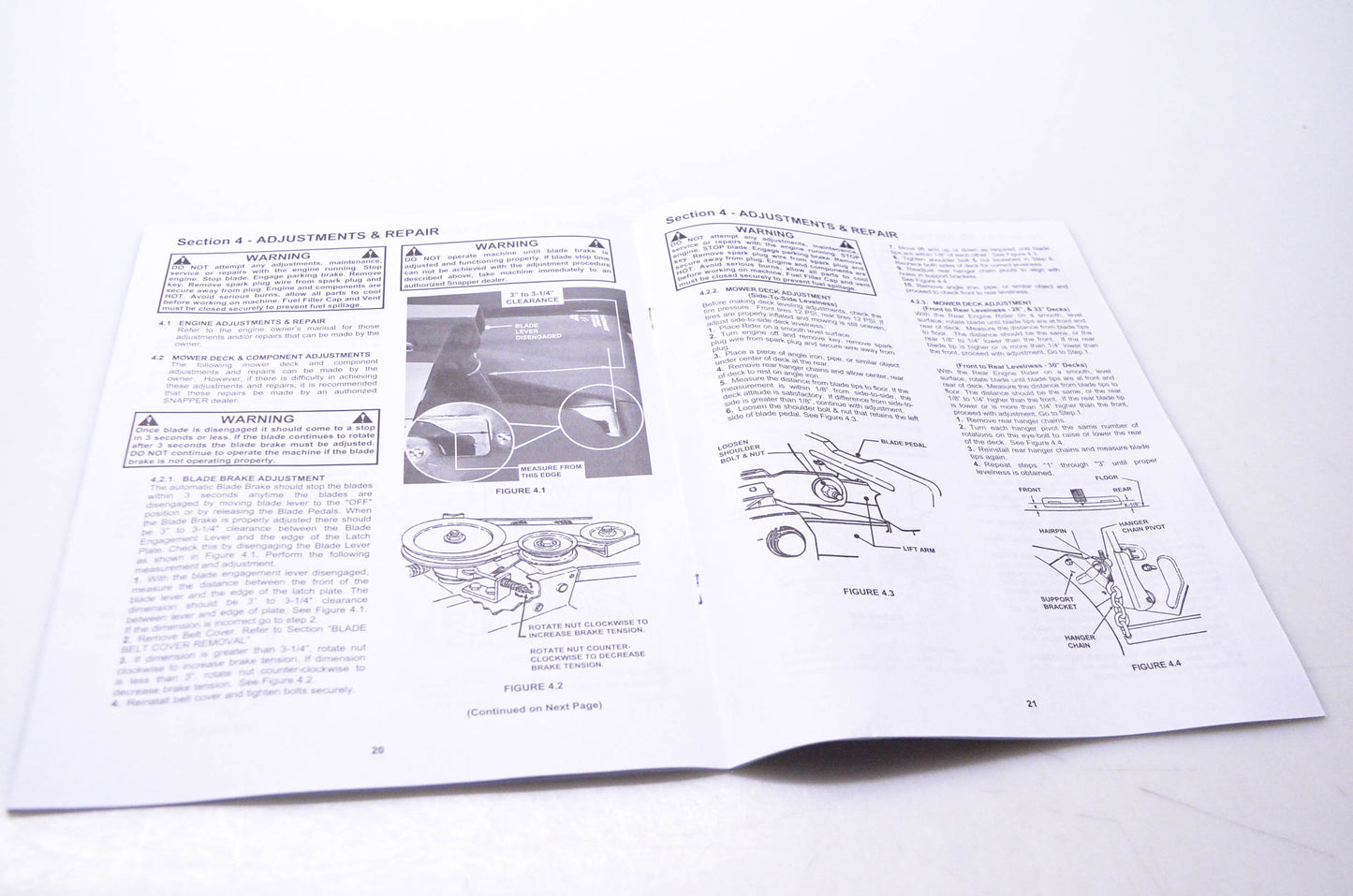 Snapper 7101250 Safety Instructions & Operator's Manual for Snapper Rear Engine Riding Mower Series 23