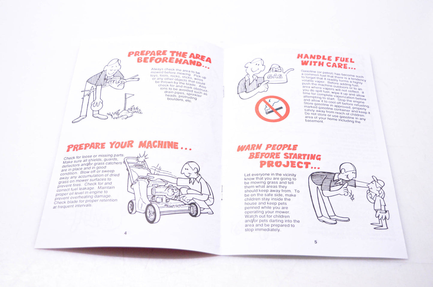 Snapper 1-4000 Some Guidelines to Power Mower Safety