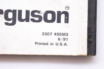 Massey Ferguson 3307 455M2 M-F 154 174 194 S-F-V M-F 254 274 294