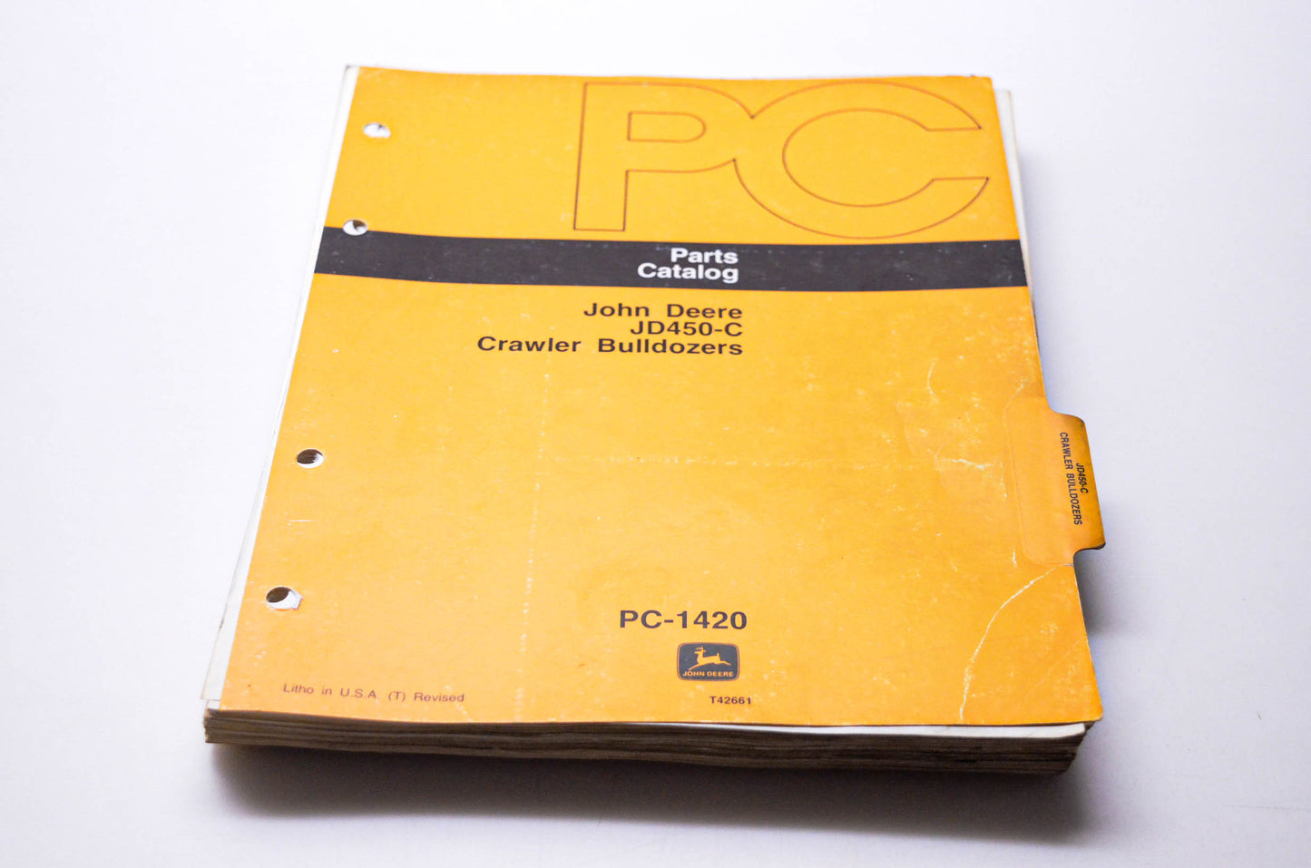 OEM John Deere T42661, PC-1420 Parts Catalog John Deere JD450-C Crawler Bulldozers