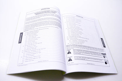 Schulte C120-010C S70 Rotary Cutter Operator's Manual