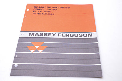 Agco 651822M1 BB400 BB500 BB550 BB600 BB700 Box Blades Parts Catalog