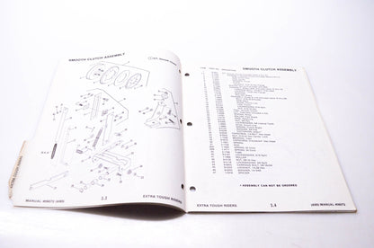 Snapper 06072 Parts Manual Commercial & Extra Tough Riding Mowers
