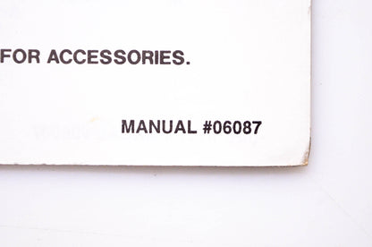 Snapper 06087 Parts Manual Rear Engine Rider Series 11 NOS
