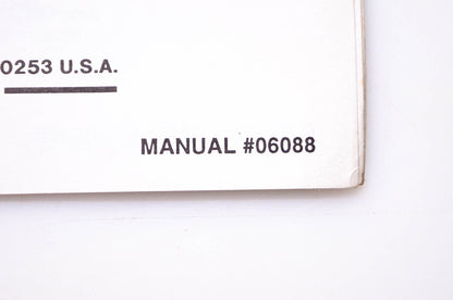 Snapper 06088 Parts Manual Series 12 Rear Engine Rider NOS