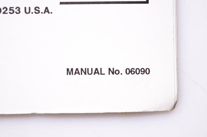 Snapper 06090 Parts Manual Rear Engine Rider Model 421613BVE1 Series 13 NOS