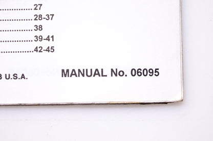 Snapper 06095 Parts Manual Rear Engine Rider Model Series 15 NOS