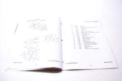 Snapper 06073 Parts Manual Rear Engine Rider Series 17