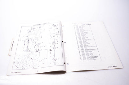 Snapper 06032 Parts Manual Model 42113S 42" Riding Mowers NOS