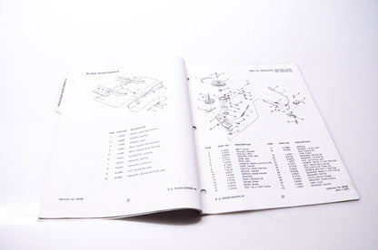 Snapper 06098 Parts Manual Rear Engine Rider Series 16 NOS