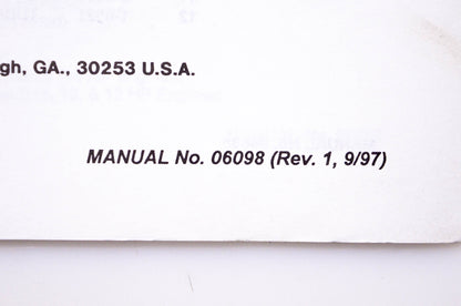 Snapper 06098 Parts Manual Rear Engine Rider Series 16 NOS