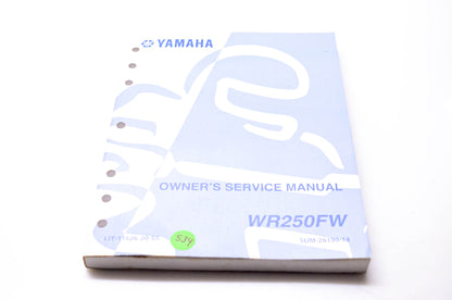 New OEM Yamaha LIT-11626-20-55 Owner's Service Manual WR250FW NOS